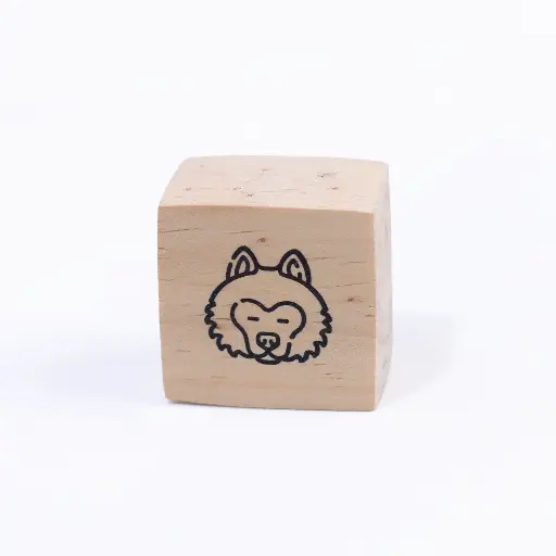 [SCA-PER-04] Sello perro chusky